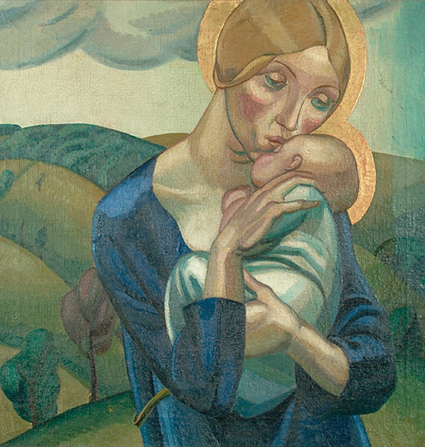 david-jones-madonna-and-child-in-a-landscape-main