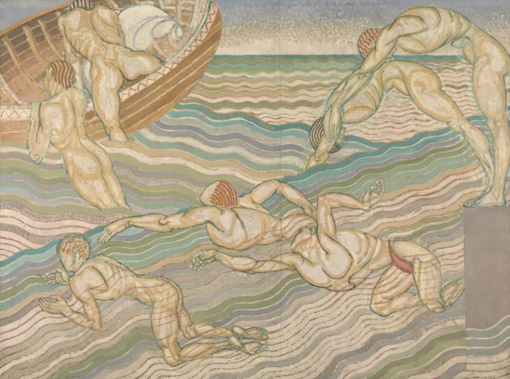 Bathing 1911 by Duncan Grant 1885-1978