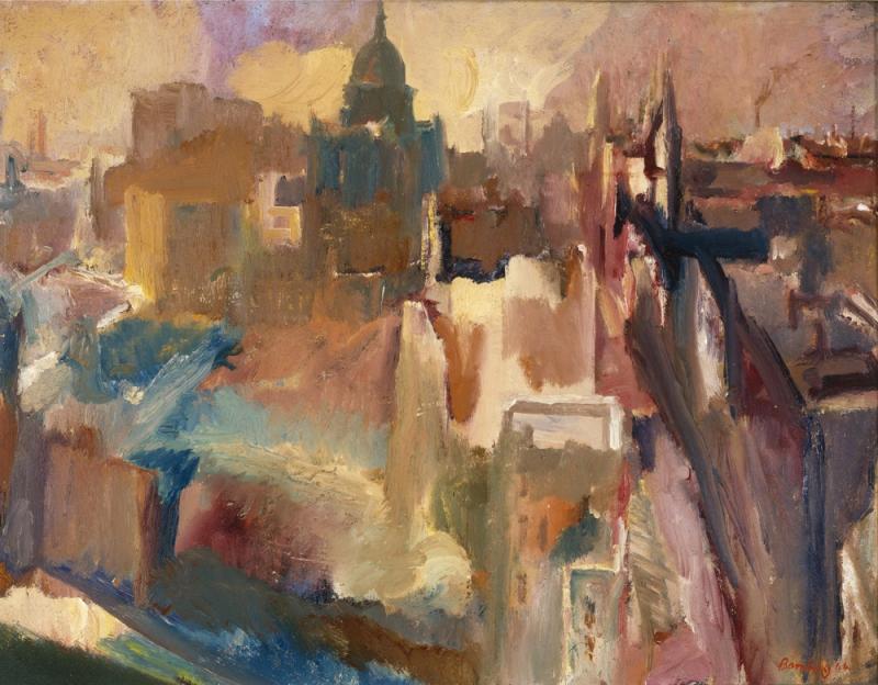 bomberg2c20evening20in20the20city20of20london2c20194420museum20of20london