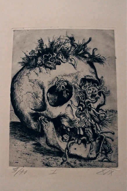 Otto Dix Skull from The War (1924) - http://www.moma.org/collect